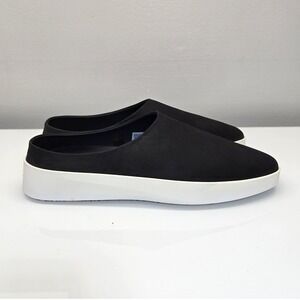 Wolf & Shepherd Cruise Mule Men 13 Black Nubuck Slip On Comfort Shoes Luxury